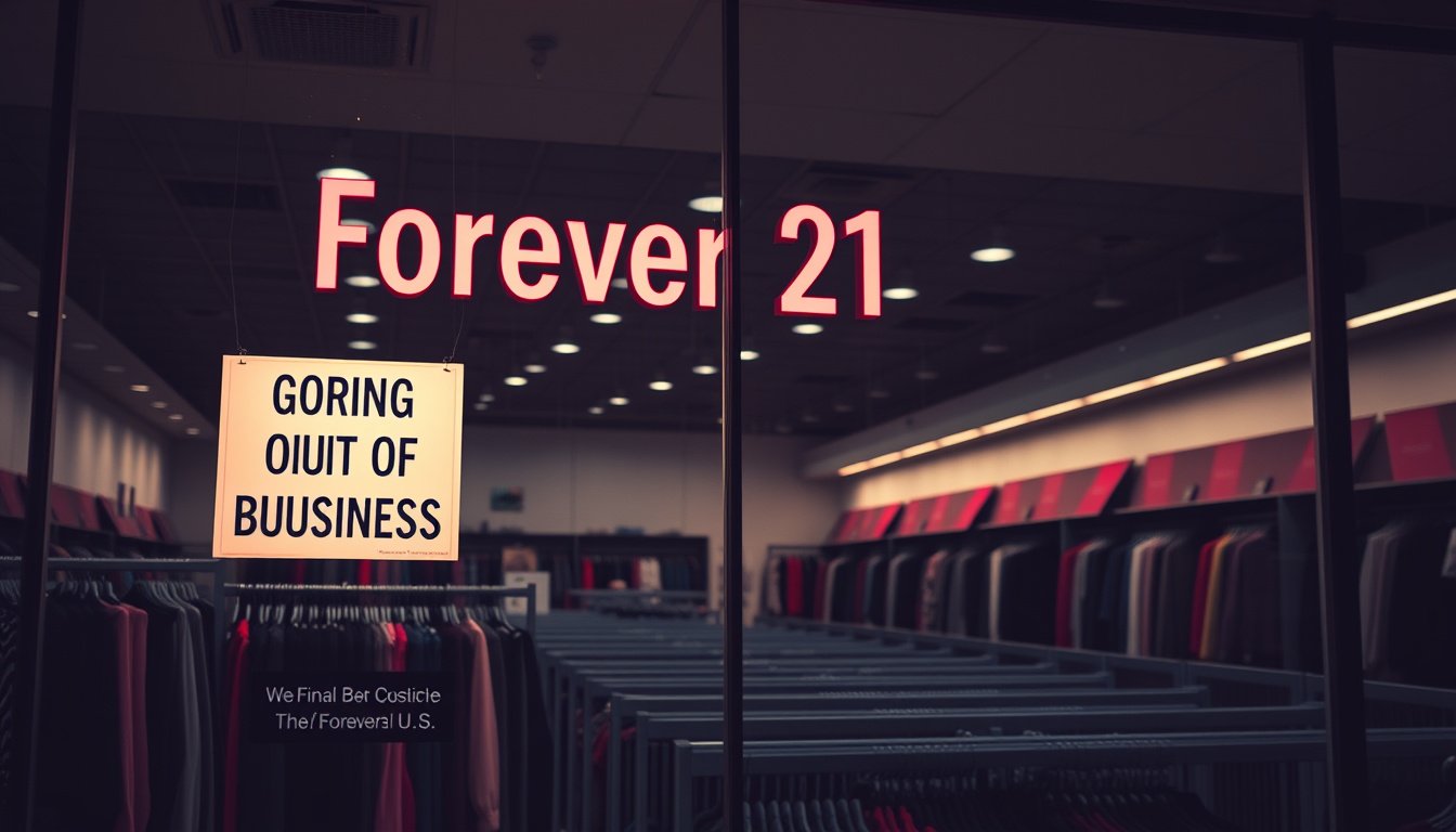The End of an Era: Forever 21 Closes All US Stores After Filing for Bankruptcy
