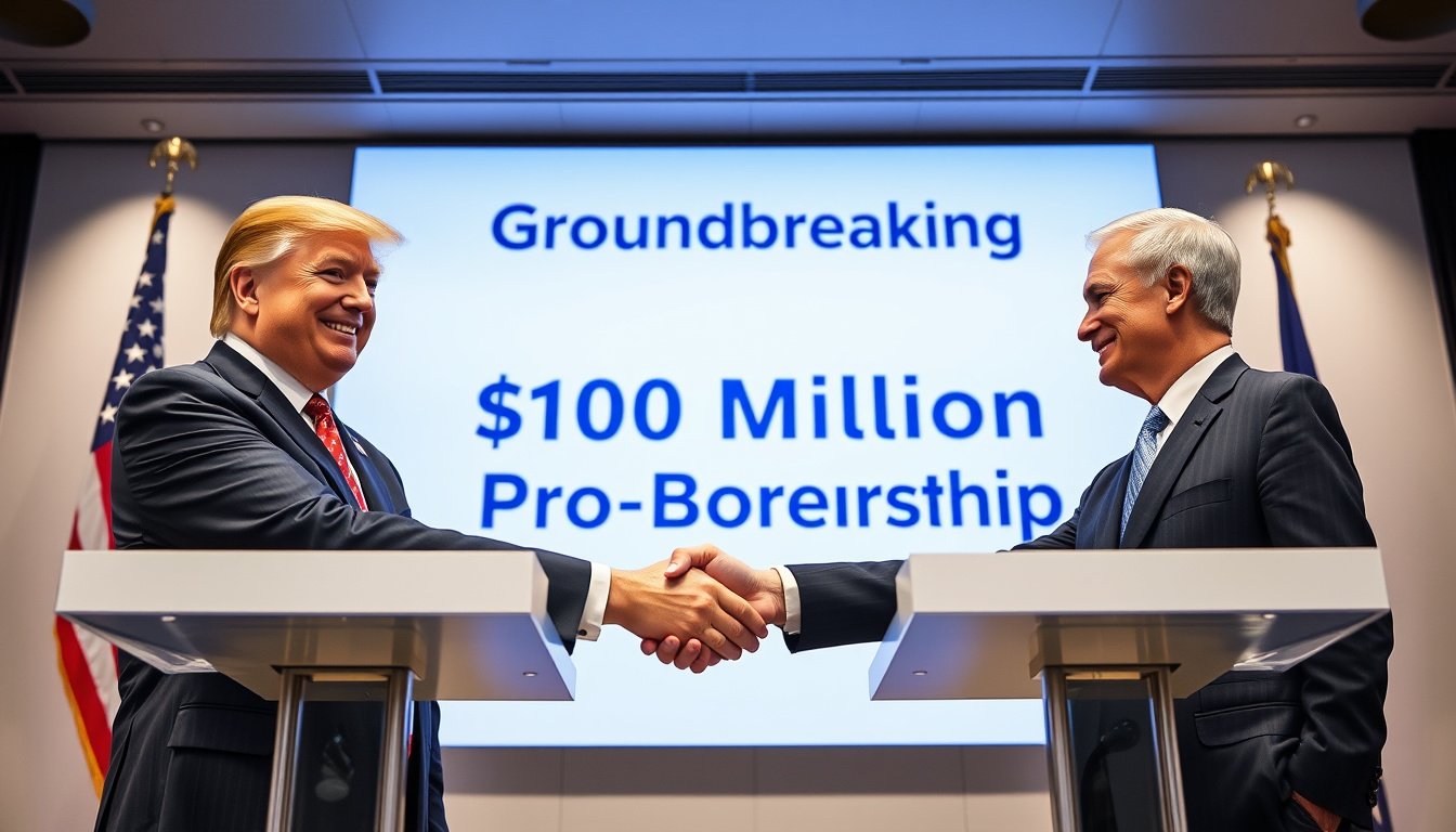 Trump Announces Groundbreaking $100 Million Pro Bono Partnership with Legal Giant Skadden