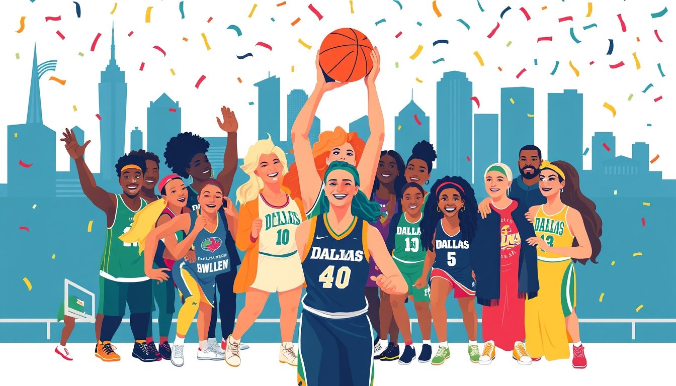 Dallas Wings' Big Move: How Sports Icons in DFW are Celebrating Paige Bueckers' Draft