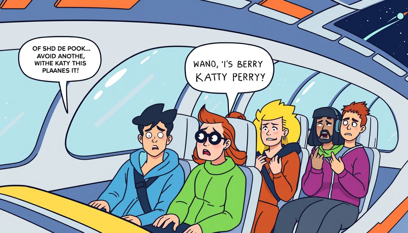 Passengers in a Stuck Rocket Plead for a Change: 'Not Another Katy Perry Hit!'