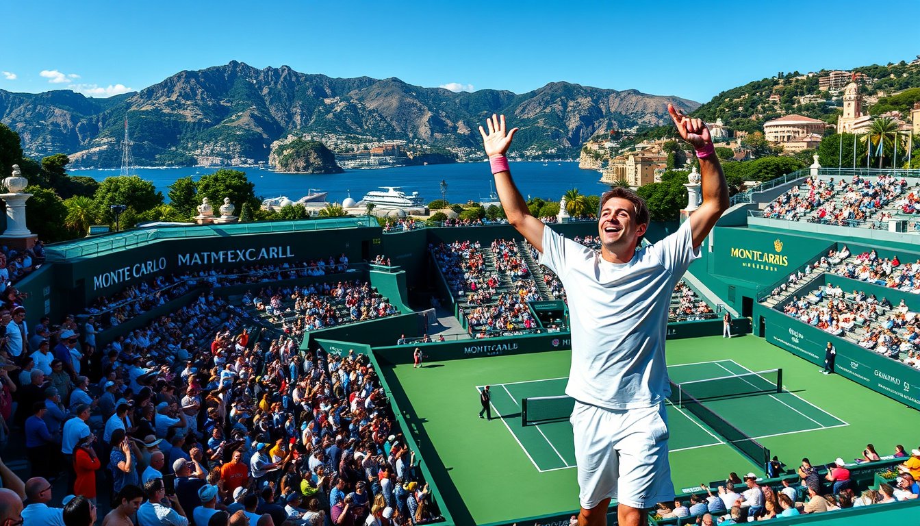 Tennis Triumphs: Cobolli Shines in Bucharest While Monte-Carlo Masters Unfolds