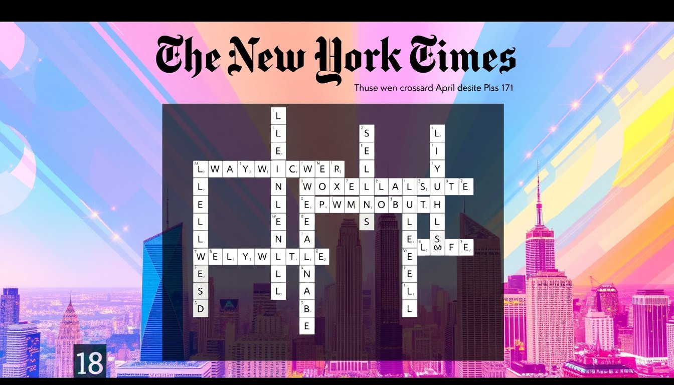 Unraveling Today's NYT Mini Crossword: Clues and Solutions for April 18th!
