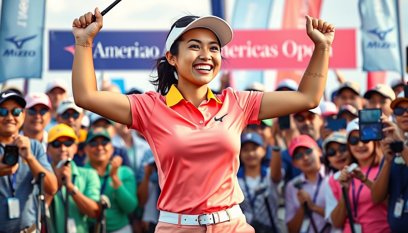 Jeeno Thitikul Captivates Fans with Stellar Performance at Mizuho Americas Open, Claiming the Top Spot