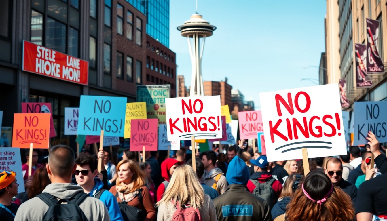Seattle Prepares for a Day of Demonstration: The 'No Kings' Protest Takes Center Stage!