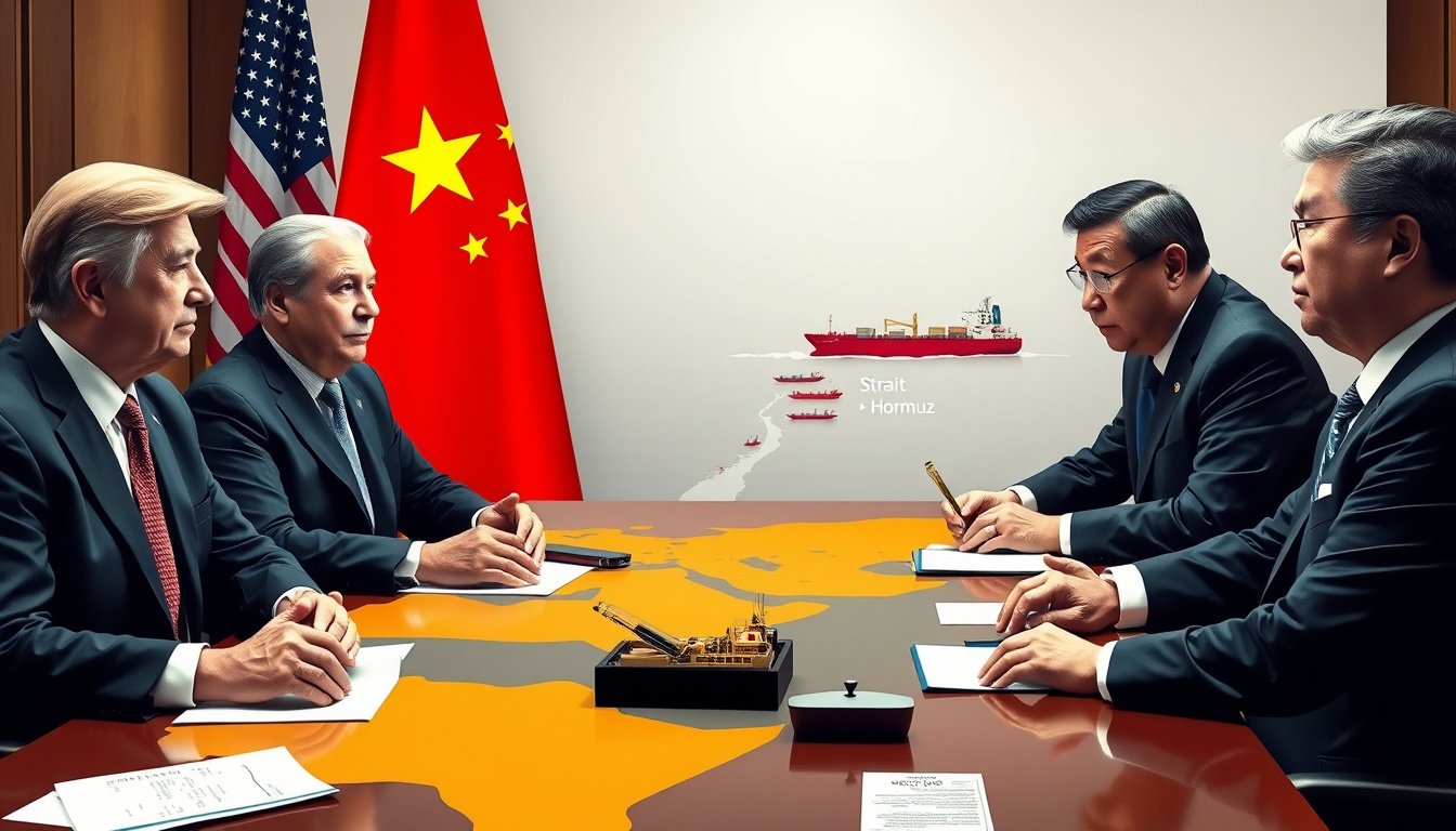 U.S. Urges China to Take Action Against Iran’s Threat to the Critical Strait of Hormuz and Global Oil Supply
