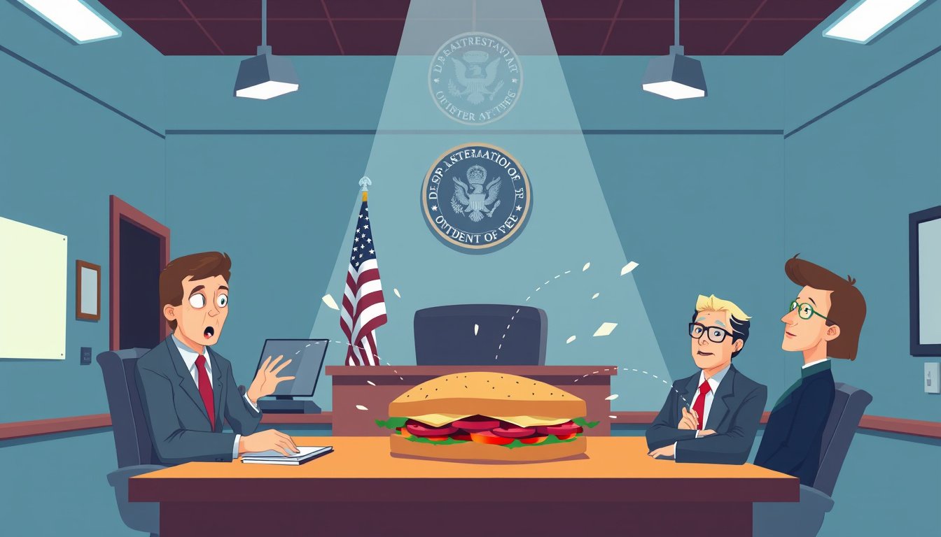 Justice Served: DOJ Dismisses Employee After Assault Allegation in Bizarre Sandwich Incident