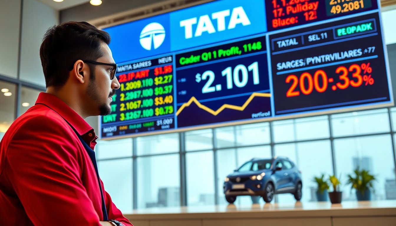 Tata Motors' Shares Climb Despite 30% Dip in Q1 Profit: Is Now the Time to Buy, Sell, or Hold?
