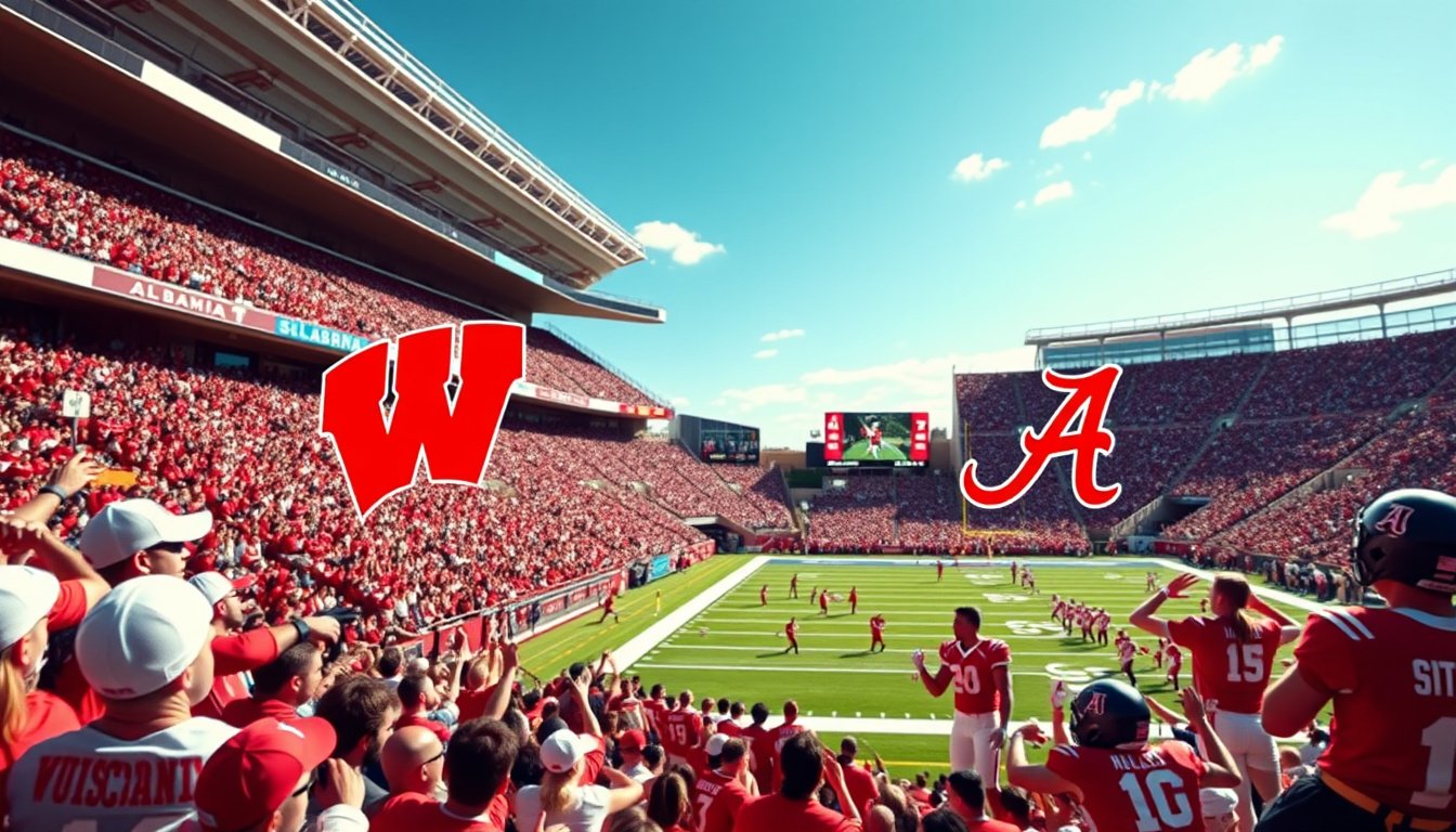 Catch the Action Live: Tune into the Wisconsin vs. Alabama Showdown in College Football Week 3!