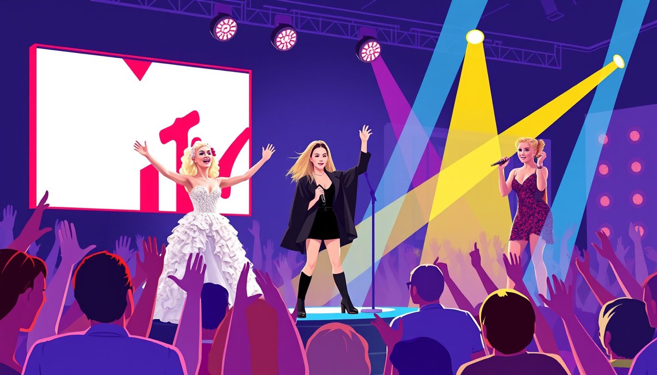 The 2025 MTV VMAs Unveiled: Lady Gaga Shines with Four Wins While Ariana Grande Claims Video of the Year - Plus, a Spotlight on Tate McRae!