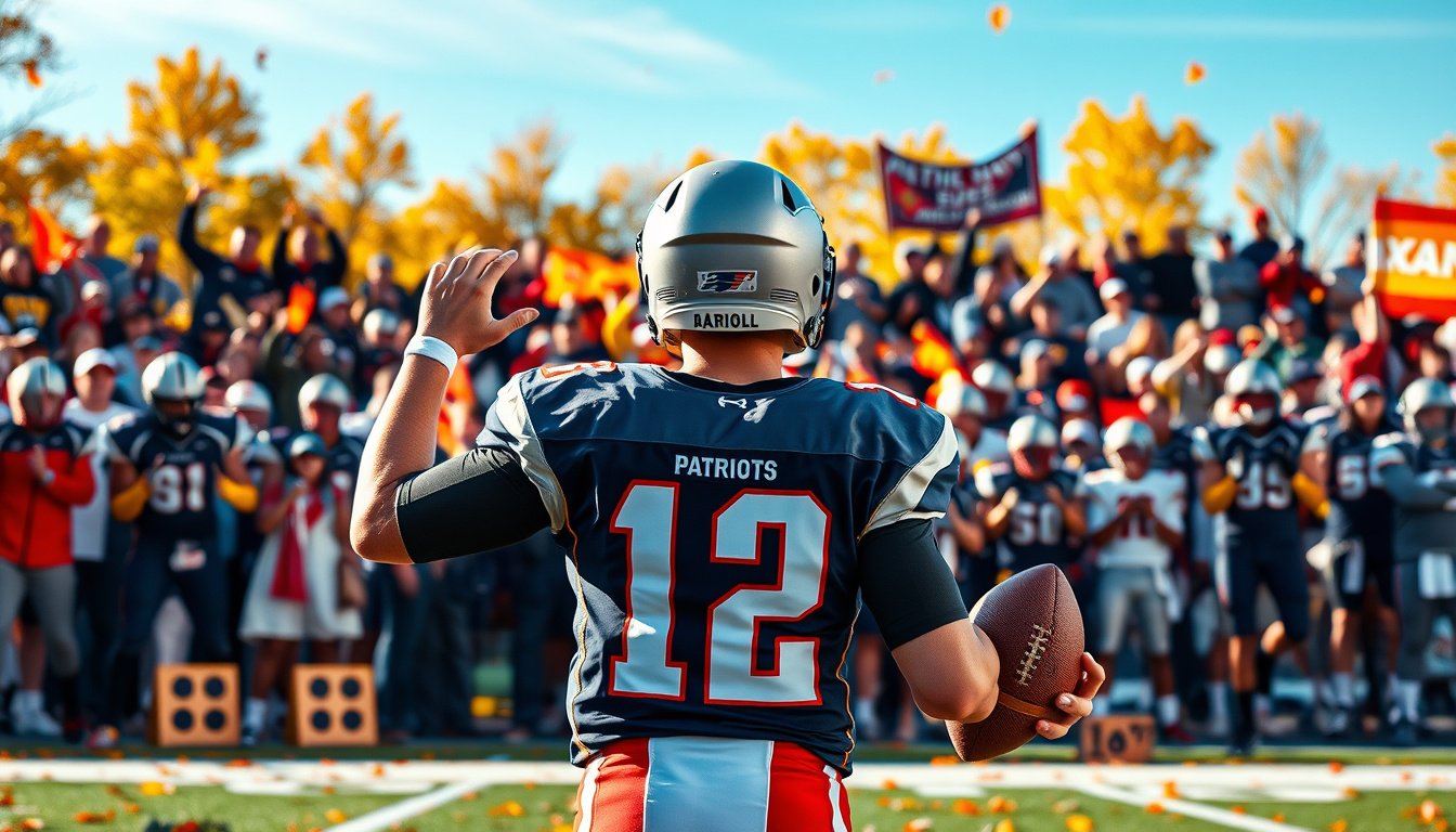 Patriots Star QB Drake Maye Shows Support at Catholic Memorial vs. Xaverian Football Showdown